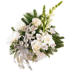 Snowy Morning Basket Snowy Morning Basket