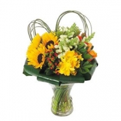 Bouquet in Glass vase