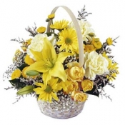 Flourishing Garden Floral Basket